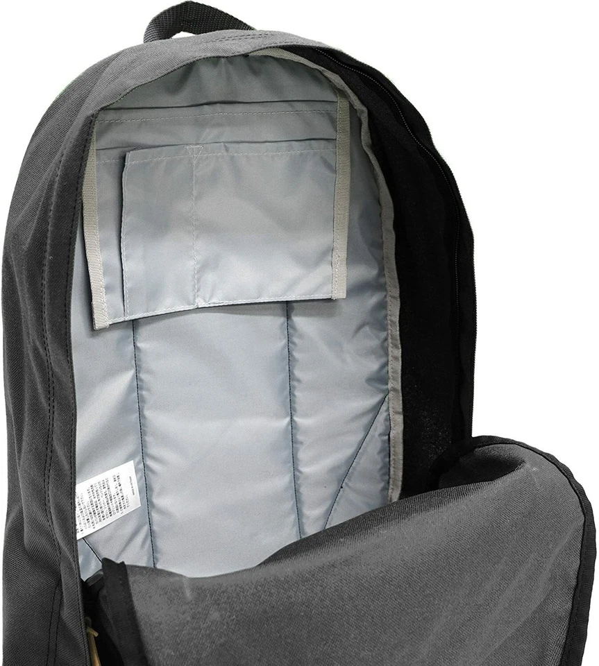 Mochila clásica de nailon gamuza cuero sintético A4 22L negra para productos de exterior Foto 4 de 4