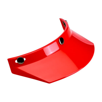 Biltwell Moto Visor Helm Schirmchen rot für Cross-, Jet- und Integralhelm