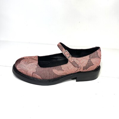 Jeffrey Campbell Shoes Women s 7 Pink Rose Marj Mary Jane Fabric NIB