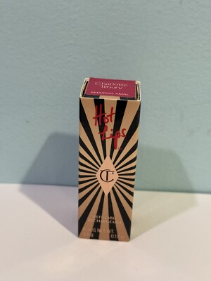Charlotte Tilbury Matte Revolution Hot Lips Lipstick Amazing Amal Refillable 3.5