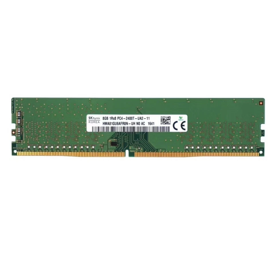 Hynix 32GB (4X8GB) DDR4 2400MHz PC4-19200 1RX8 UDIMM Memory Ram HMA81GU6AFR8N-UH - Image 2 of 4