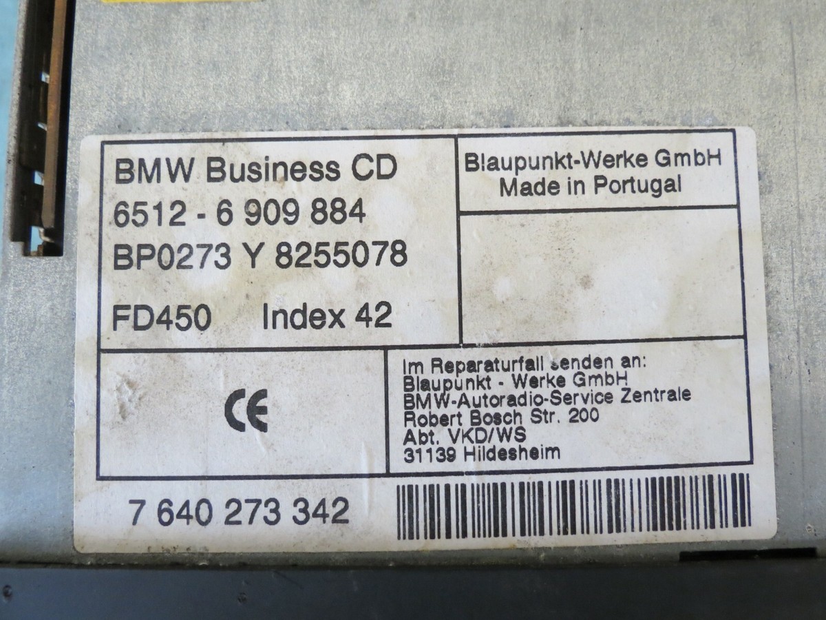 B’z CD 2006 E85 BMW Z4 Business CD Radio Unit / 65126976888 / Z4051