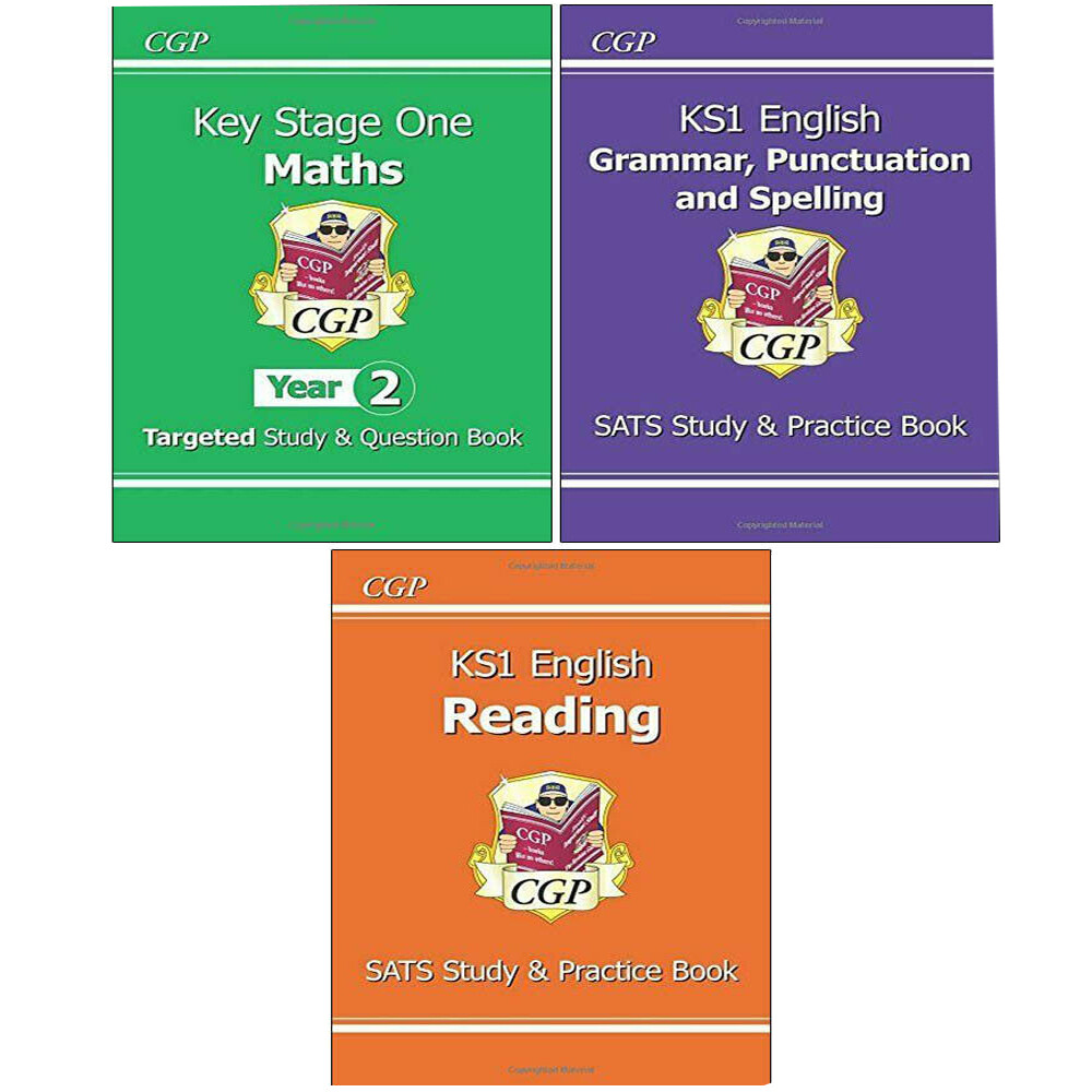 KS1 English, Maths Collection 3 Books Set by CGP Books (for the New Curriculum)