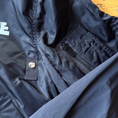 NIKE x SACAI Layered Bomber Jacket Men's size L NWT BLACK AND