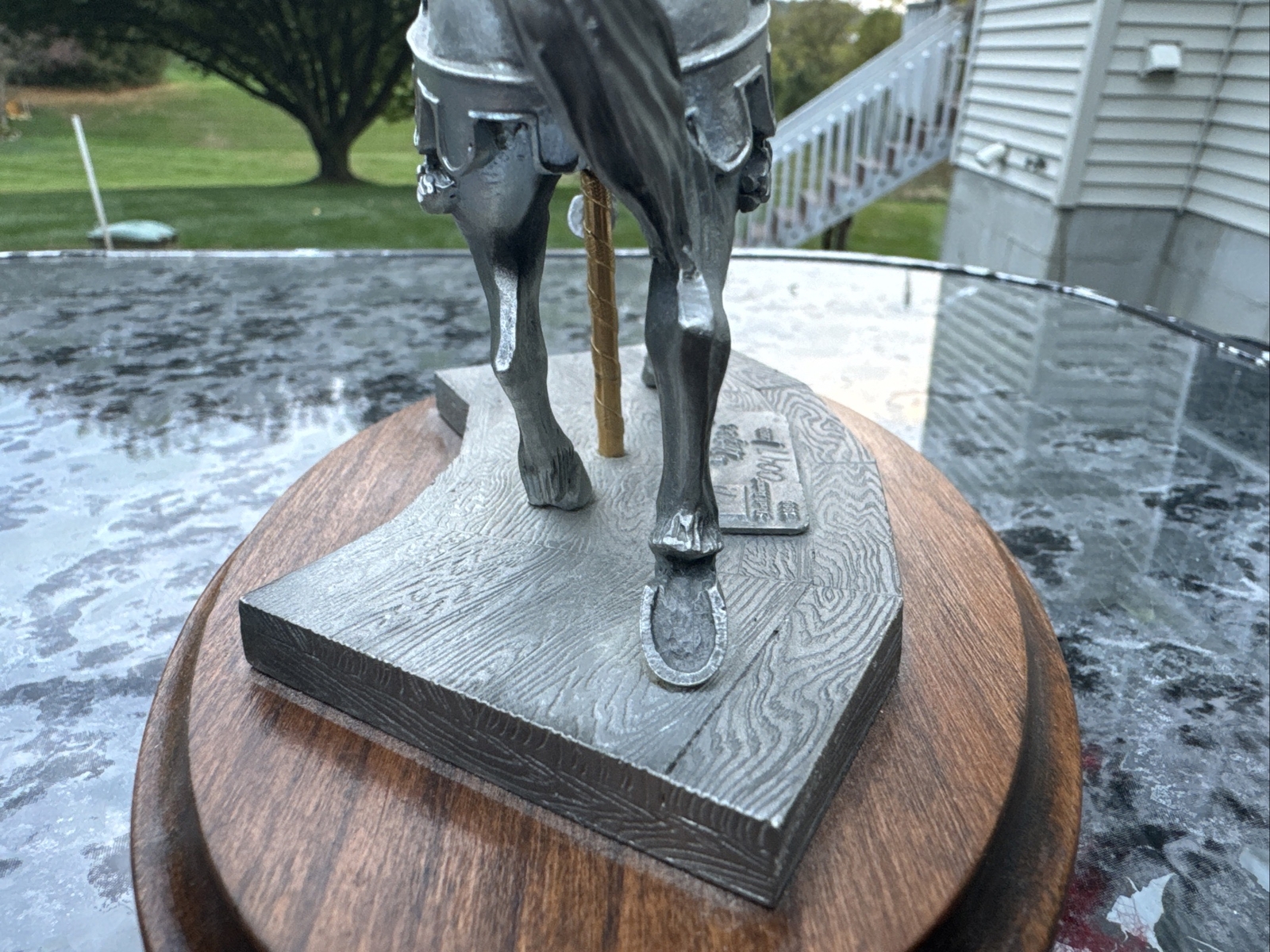 1985 Limited Edition Perth Pewter Carousel Horse Figurine Art Sculpture Rare HTF