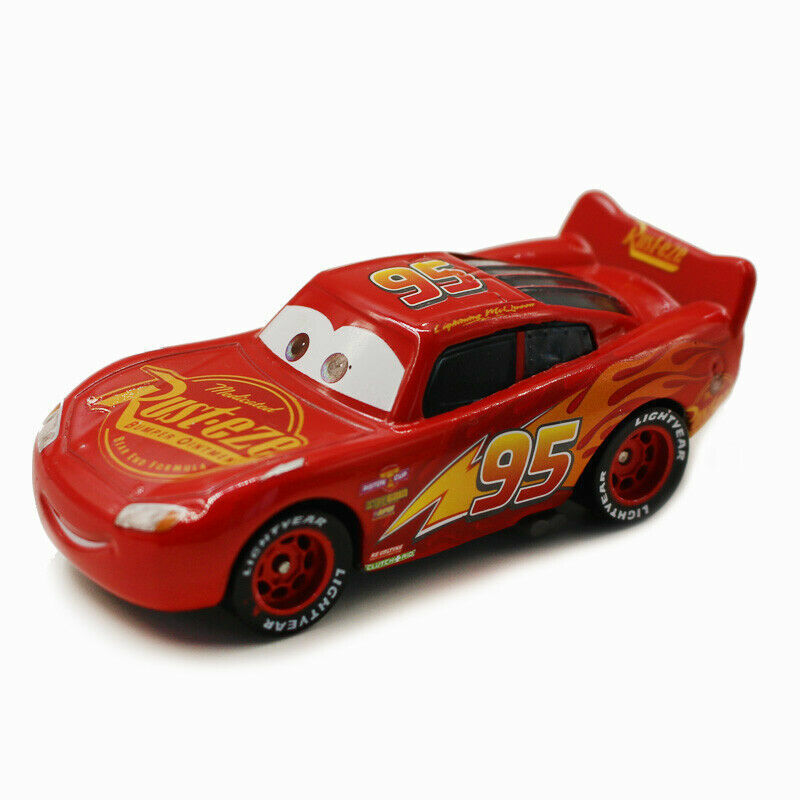 Disney Pixar Cars 3 Lightning McQueen 1:55 Diecast Model Toy Car Loose Gift  Boy