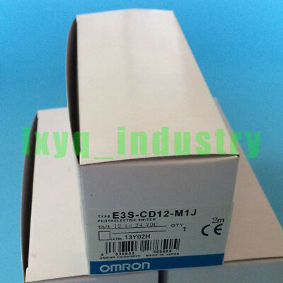 New in box   E3S-CD12-M1J photoelectric sensor 1 year warranty  #F12