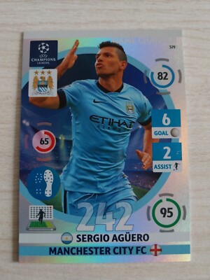 Panini Adrenalyn Xl Champions League 2014 15 Sergio Agüero Game Changer