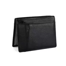 Men's Genuine Leather Slim Thin Credit Card Holder ID Case Purse Mini Wallet