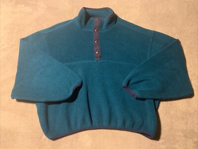 Vintage Woolrich Sweater Men XL Blue Polartec Fleece 1/4 Snap Vintage Woolrich Sweater Men XL Blue Polartec Fleece 1/4 Snap