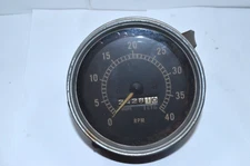 VINTAGE 1960's RAT ROD HOT ROD GM MOPAR FORD AMC 4000 Rpm CABLE DRIVE TACHOMETER