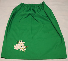 Vintage Hawaiian green maxi skirt 34W x 35L