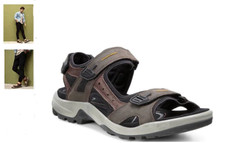 ECCO Yucatan Espresso/Black Adjustable Comfort Sandal Men's size 40-49/6-15NEW