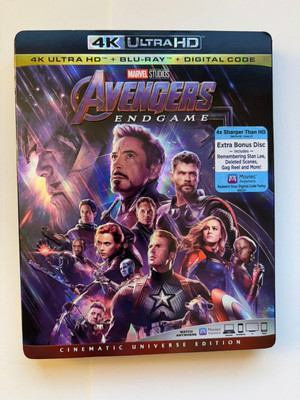 Avengers Endgame (4K) W/Slipcover