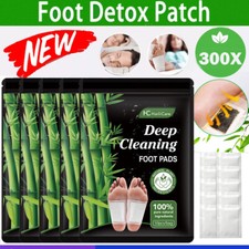 10-300Pcs Detox Foot Patches Pads Body Toxins Feet Deep Cleansing Natural Herbal