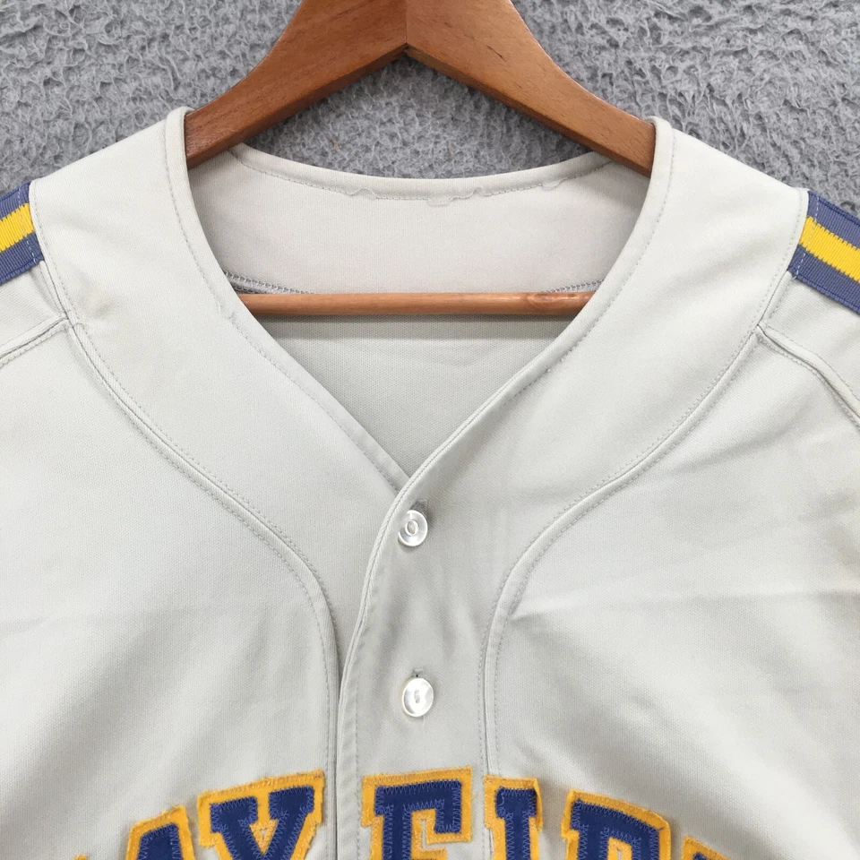 Champion Jersey Shirt Mens Large Hayfield 16 Short Sleeve Baseball Multicolor - Image 3 of 4