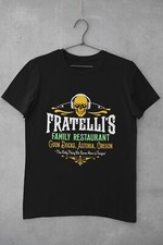 Funny Retro 80s Movie T Shirt FRATELLI'S FAMILY RESTAURANT Good Docks Astoria