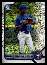 2022 Bowman Chrome Prospects #BCP-25 Rikelvin De Castro Speckle Refractor /299