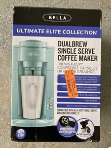 New Aqua Bella Dual Brew Single-Serve Coffee Maker- k-cup ...