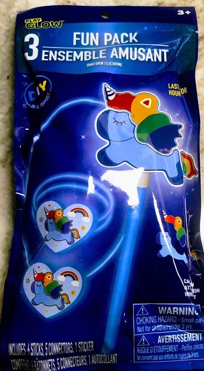 Ship N 24 Hours. New-Play Glow 3 Fun Pack Ensamble Unicorn. Last