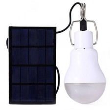 Solar Powered Rechargeable Portable LED Bulb