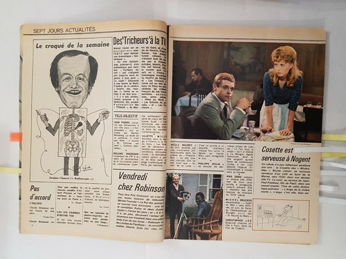 TELE 7 JOURS N°673 17/03/73 LE LURON CAUSSIMON JAMET COSTA-GAVRAS S.EGGAR ZAPPY - Picture 5 of 12