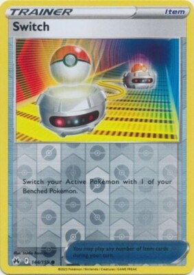 Switch 144/159 - REVERSE HOLO - Pokémon Crown Zenith NM FRESH | eBay