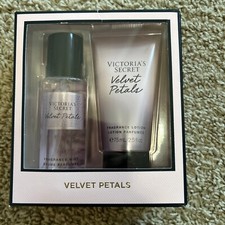 Victoria's Secret VELVET PETALS 2 Piece Gift Set Fragrance Mist and Lotion BNIB