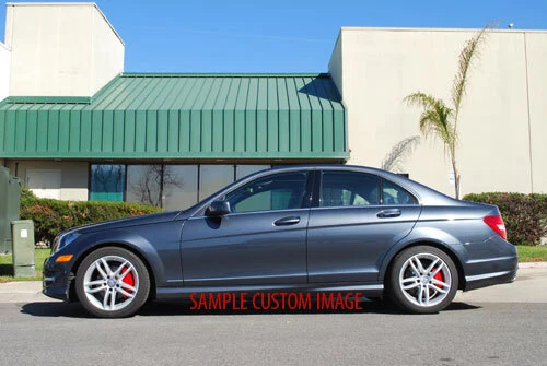 1998-1999 Mercedes Benz CL500 Front + Rear Red "MGP" Brake Disc Caliper Covers - Picture 9 of 10