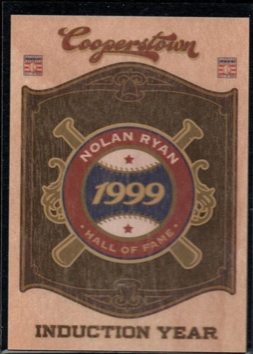 2012 Panini Cooperstown INDUCTION YEAR #17 Nolan Ryan TEXAS RANGERS NY METS 89
