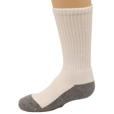 Boot Doctor Children's Grey  White Tall Crew Socks 0499505