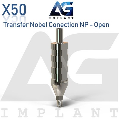 50 Impression Transfer Open Tray Conical Connection NP 2.25mm Titanium