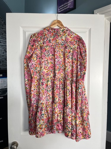 SILVIAN HEACH Tiered FLORAL TENIS Dress SIZE UK 14 16 - Picture 7 of 7