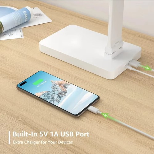 Led Touch Folding Table Night Lamp Reading Eye Protection USB Charging - Picture 5 of 6