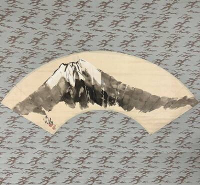 富士　絵画 JAPANESE PAINTING HANGER SCROLL JAPAN Mt. Fuji Mountain LANDSCAPE