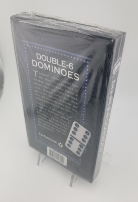 Carta Mundi Domino-Spiel – Mit Holzbox, Bunte Steine, Für 2–4 Spieler, Perfekt Für Reisen & Familienabende
