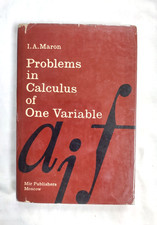 MARON PROBLEMS IN CALCULUS OF ONE VARIABLE MI...