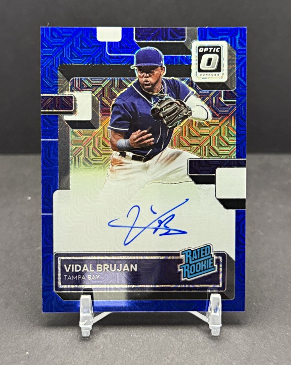 Panini Donruss Optic 2022 Rated Rookie Signatures Vidal Brujan RRS-VB /99