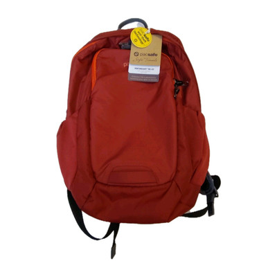 Pacsafe Venturesafe G3 15L Red Backpack Exomesh Anti Theft Technology RFID $119 