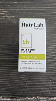 Strands By Hair Labs  Shine Boost 2 Doses Set With Lemon Protein