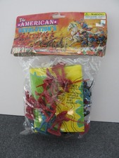 NEW - The American Revolution Action Figures Toy Soldiers Red Blue Horse Plastic