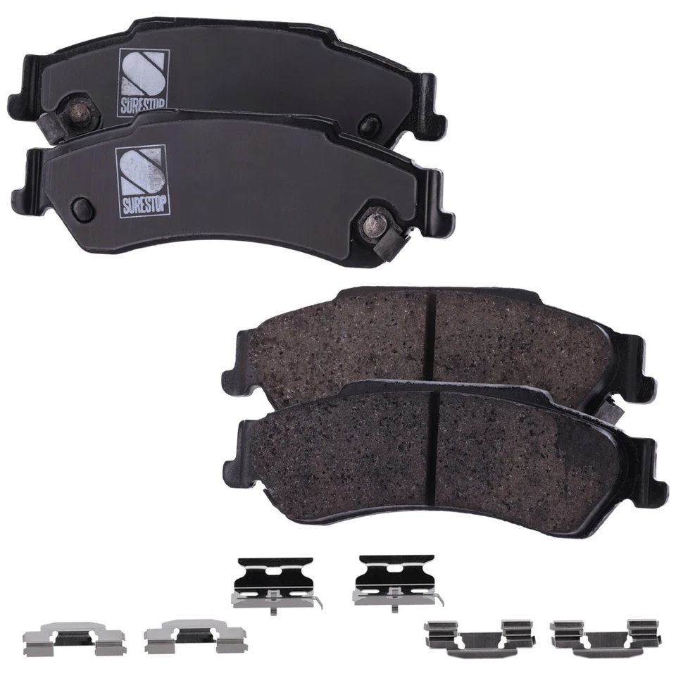 Kit de rotores y pastillas de disco de freno trasero para Chevy Chevrolet Blazer GMC Sonoma Jimmy Foto 3 de 4