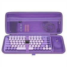 GEEKRIA Keyboard and Mouse Combo Case, Hard Shell Travel Carrying Bag for Com...