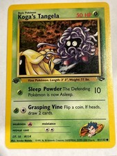 Koga's Tangela 81/132 1st Edition Gym Challenge Lightly Played on eBay