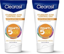Clearasil Stubborn Acne Control 5in1 6.76 Fl Oz Pack of 2 , White