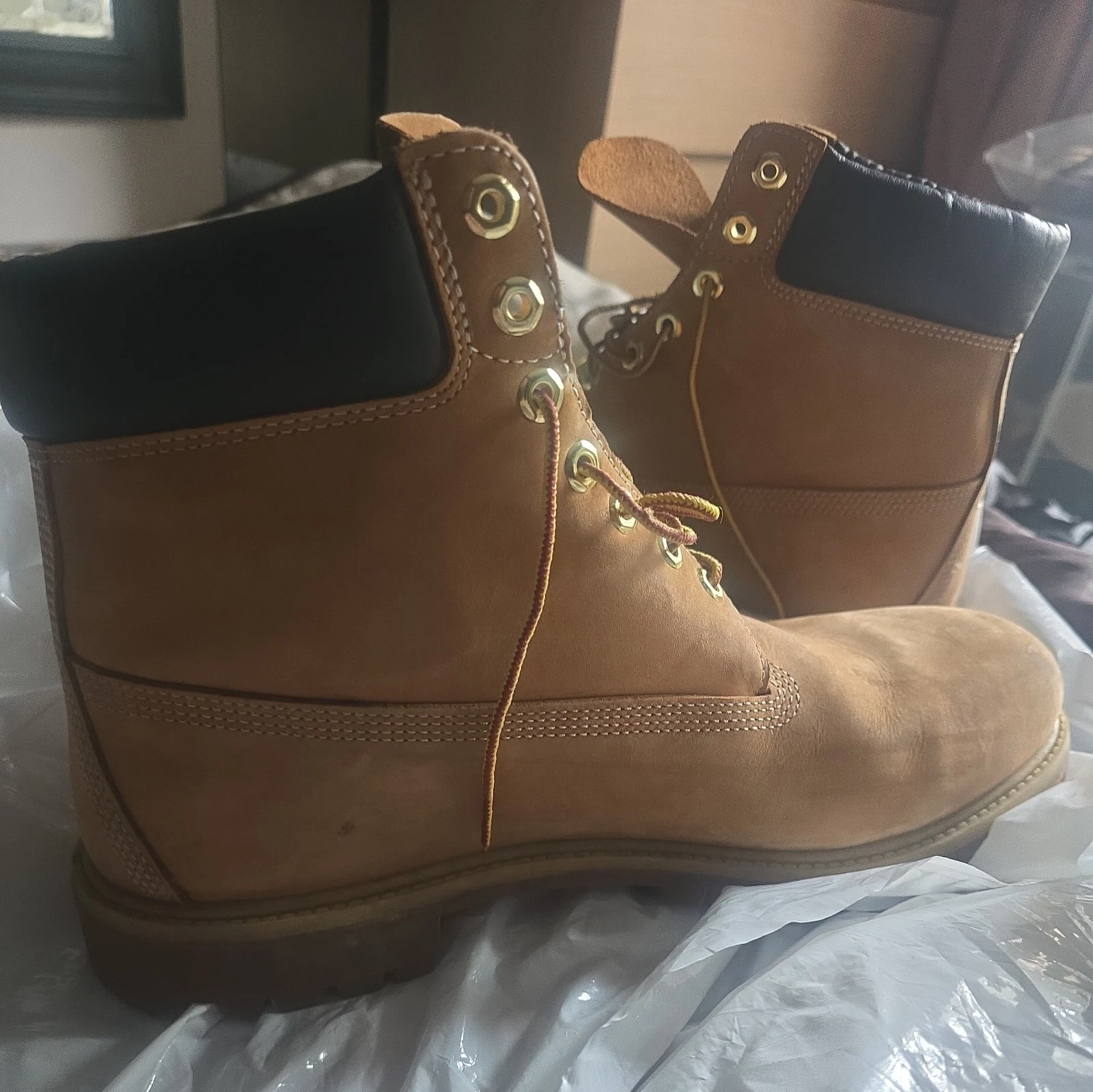 timberland boots men size 12 m.