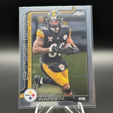 2025 Topps Chrome Jaylen Warren #253 Pittsburgh Steelers