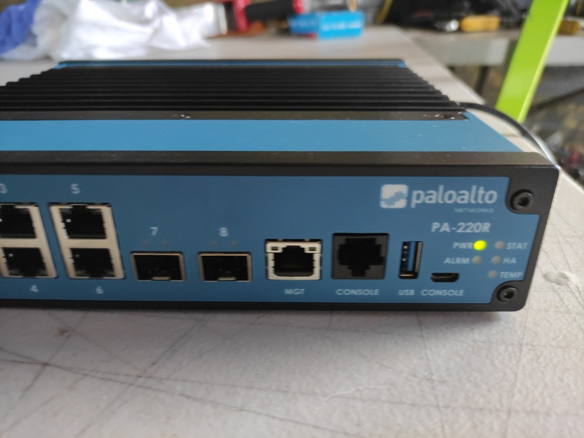 Palo Alto Networks PA-220R Rugged Firewall 8-Port Security