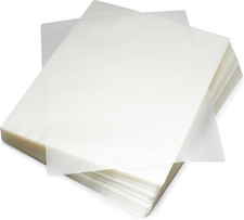 Basics Thermal Laminating Sheets 9x11.5" 3mil   200 Pack Clear Pouches