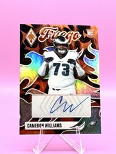 2025 Panini Phoenix #FUS-CAW Cameron Williams Fuego Signatures